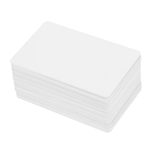 NOLITOY 100 Stück PVC Blanko Karten Doppelseitig Bedruckbar Kunststoffkarten für DIY Visitenkarten Namenskarten Vielseitig Verwendbar Glatte Oberfläche Leicht Tragbar NOLITOY 100 Stück PVC Blanko Karten Doppelseitig Bedruckbar Kunststoffkarten für DIY Visitenkarten Namenskarten Vielseitig Verwendbar Glatte Oberfläche Leicht Tragbar von NOLITOY