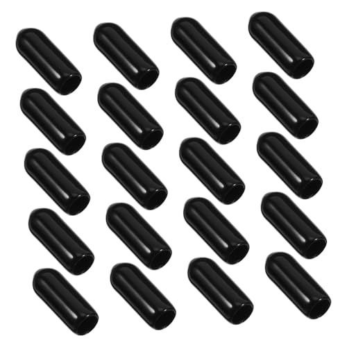 NOLITOY 100 Stück PVC Schraubenschutzkappen Schwarz Flexibel Endkappen für Drahtabdeckungen Elektrische Kabel Schutzkappen Installieren für Industrie und Haushalt NOLITOY 100 Stück PVC Schraubenschutzkappen Schwarz Flexibel Endkappen für Drahtabdeckungen Elektrische Kabel Schutzkappen Installieren für Industrie und Haushalt von NOLITOY
