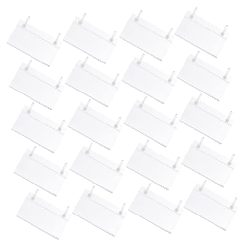 NOLITOY 100 Stück Preisetikettenhalter Klare Schildclips Wiederverwendbare Drahtregalhalter Für Supermarkt Einzelhandel Lagerorganisation Effiziente Beschilderung Und Platzsparende NOLITOY 100 Stück Preisetikettenhalter Klare Schildclips Wiederverwendbare Drahtregalhalter Für Supermarkt Einzelhandel Lagerorganisation Effiziente Beschilderung Und Platzsparende von NOLITOY