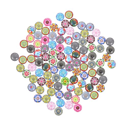 NOLITOY 100 Stück Retro Glas Anhänger DIY Schmuck Zubehör Vintage Glas Cabochon für Ohrringe Armbänder Basteln Kreative Schmuckherstellung NOLITOY 100 Stück Retro Glas Anhänger DIY Schmuck Zubehör Vintage Glas Cabochon für Ohrringe Armbänder Basteln Kreative Schmuckherstellung von NOLITOY