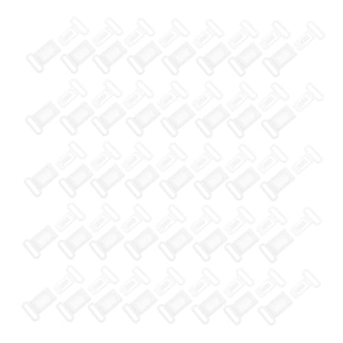 NOLITOY 100 Stück Teiliges Abs Kunststoff Connector Clips Langlebige DIY Breakaway Sicherheitsverschlüsse Innendurchmesser für Bastelprojekte und Schmuckherstellung Leicht und Tragbar von NOLITOY