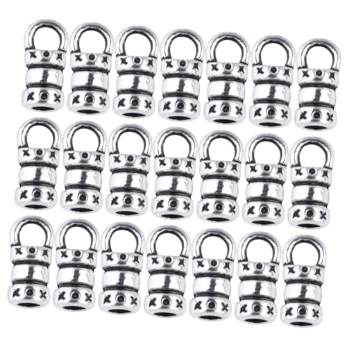 NOLITOY 100 Stück Teiliges Alloy Verschluss für DIY Schmuckherstellung Innendurchmesser Silberfarbener Lederbandverschluss für Armband Halskette Lanyard Schlüsselanhänger Langlebig und NOLITOY 100 Stück Teiliges Alloy Verschluss für DIY Schmuckherstellung Innendurchmesser Silberfarbener Lederbandverschluss für Armband Halskette Lanyard Schlüsselanhänger Langlebig und von NOLITOY