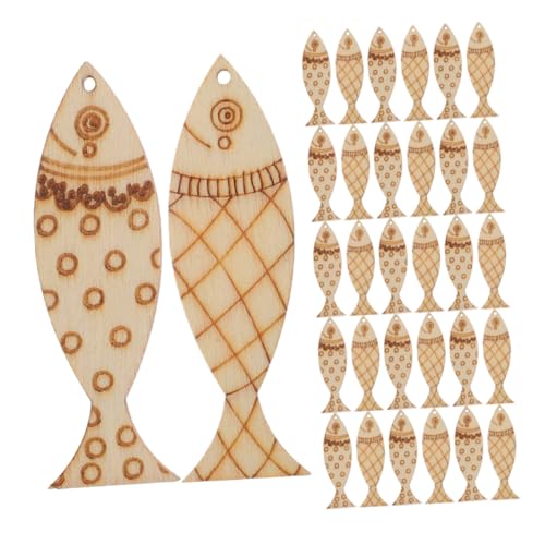 NOLITOY 100 Stück Teiliges Holzfische zum Bemalen Blanke Holzfisch-deko für DIY Handwerk Mediterrane Meeresmotive Natürliche Holzscheiben für Kreative Bastelprojekte und Wanddekoration NOLITOY 100 Stück Teiliges Holzfische zum Bemalen Blanke Holzfisch-deko für DIY Handwerk Mediterrane Meeresmotive Natürliche Holzscheiben für Kreative Bastelprojekte und Wanddekoration von NOLITOY