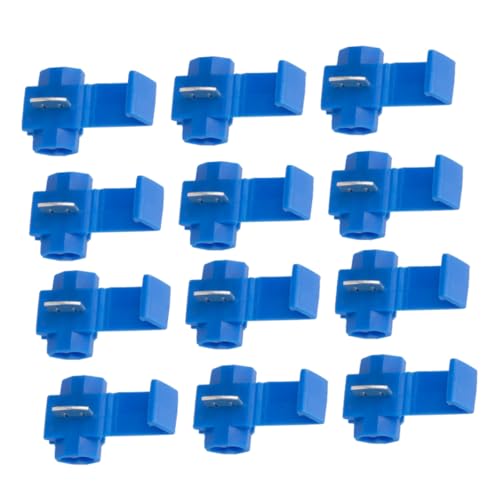 NOLITOY 100 Stück Teiliges Quick Splice Steckverbinder Lötfreie Förmige Klemmen für Kabelverbindung Vorisolierte Kabelklemmen Vielseitig für Haushalt Industrie Auto und Schiff Sichere NOLITOY 100 Stück Teiliges Quick Splice Steckverbinder Lötfreie Förmige Klemmen für Kabelverbindung Vorisolierte Kabelklemmen Vielseitig für Haushalt Industrie Auto und Schiff Sichere von NOLITOY