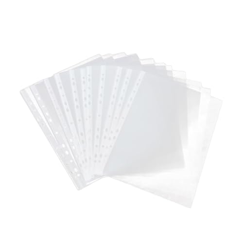 NOLITOY 100 Stück Transparente Dokumentenhüllen Gelocht Reißfest Wasserfest PP Material Leichte Ordnerhüllen für Büro und Schule Praktische Dokumentenaufbewahrung NOLITOY 100 Stück Transparente Dokumentenhüllen Gelocht Reißfest Wasserfest PP Material Leichte Ordnerhüllen für Büro und Schule Praktische Dokumentenaufbewahrung von NOLITOY