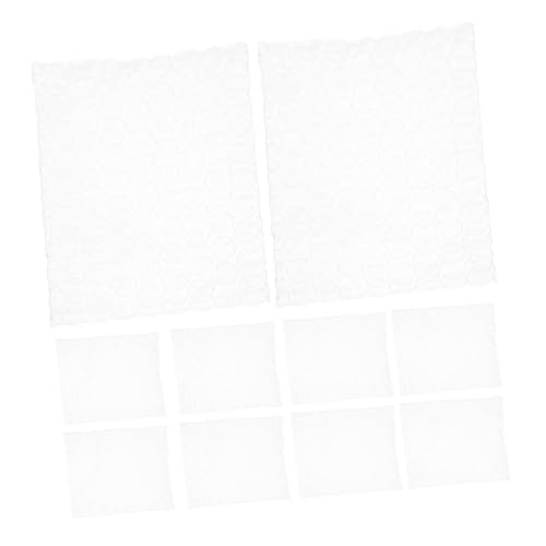 NOLITOY 100 Stück Transparente Luftpolsterfolie Beutel mit Robuster Stoßdämpfung Dicke Verpackungstaschen für Versand und Lagerung Vielseitige Polsterung für Kleine Unternehmen und von NOLITOY