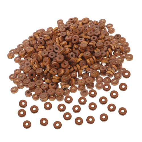 NOLITOY 1000 Stück Flache Braune Holzperlen für Schmuckherstellung Mini Bastelperlen mit Kleinem Loch Vielseitig Einsetzbar für Armbänder Halsketten DIY Bastelprojekte NOLITOY 1000 Stück Flache Braune Holzperlen für Schmuckherstellung Mini Bastelperlen mit Kleinem Loch Vielseitig Einsetzbar für Armbänder Halsketten DIY Bastelprojekte von NOLITOY