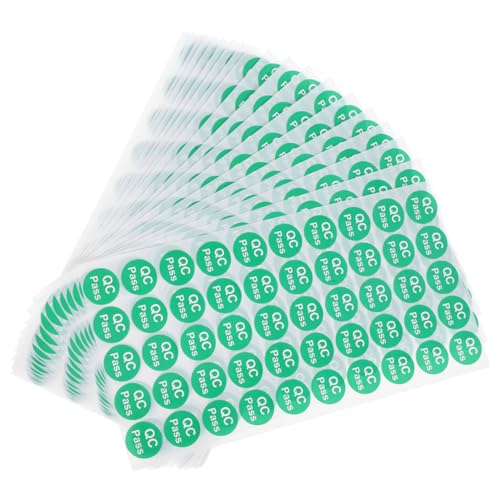 NOLITOY 1000 Stück Pack Rund Aufkleber Qualitätskontrolle Inspection Passed Etiketten mit Rückstandsloser Klebefläche für Lager Versand und Produktkennzeichnung NOLITOY 1000 Stück Pack Rund Aufkleber Qualitätskontrolle Inspection Passed Etiketten mit Rückstandsloser Klebefläche für Lager Versand und Produktkennzeichnung von NOLITOY