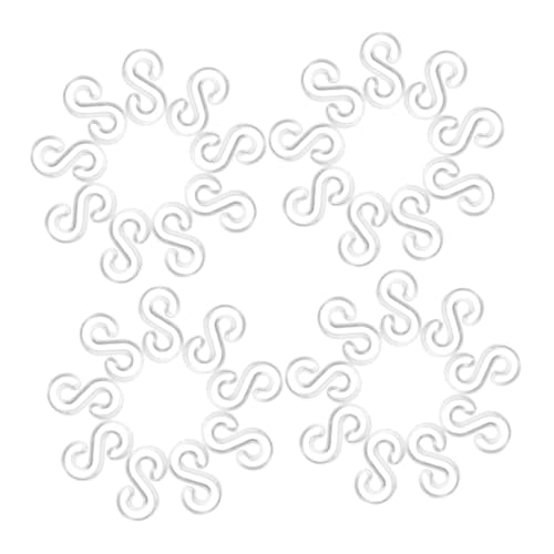 NOLITOY 1000 Stück Transparente S Clips Kunststoff Verschlussclips für Loom Bänder Gummibänder Armbänder DIY Schmuckzubehör Langlebig Vielseitig für Bastelbedarf NOLITOY 1000 Stück Transparente S Clips Kunststoff Verschlussclips für Loom Bänder Gummibänder Armbänder DIY Schmuckzubehör Langlebig Vielseitig für Bastelbedarf von NOLITOY