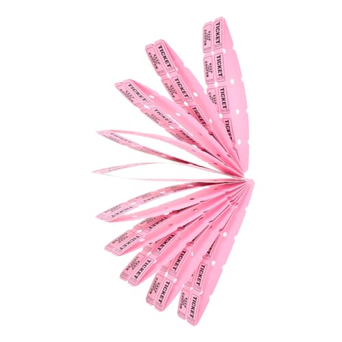 NOLITOY 100Stücke Verlosungstickets für Partyspiele Lotterielose für Veranstaltungen Hochzeiten Karneval und Schulaktivitäten Exquisites Design und Hohe Druckqualität von NOLITOY