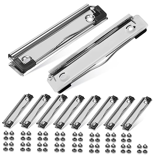 NOLITOY 10Stücke Montierbare Zwischenablage Clips Federgeladene Metallklemmen für Dokumente Berichte Menüs und Nägel Wiederverwendbar und Einfach NOLITOY 10Stücke Montierbare Zwischenablage Clips Federgeladene Metallklemmen für Dokumente Berichte Menüs und Nägel Wiederverwendbar und Einfach von NOLITOY