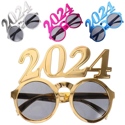 NOLITOY 12 Stk 2023 Digitale Brille Partybevorzugung Für Das Neue Jahr Neuheit 2023 Sonnenbrille 2023 Zahlenbrille 2023 Partybrillen Silvester Pc-rahmen Aus Kunststoff Dekorativer Spiegel von NOLITOY