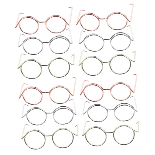 NOLITOY 12 Stück Brillen Spielzeugzubehör Mini Sonnenbrillen Für Puppen Puppen Ankleide Requisiten Mini Brillen Sonnenbrillen Zum Anziehen Von Puppen Mini Puppenbrillen Puppen von NOLITOY