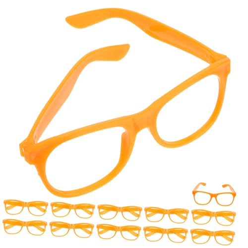 NOLITOY 12 Stück Brillengestell für geformt lustig tragen Kinderparty Gefälligkeiten Jungs sonnenbrille kein Linsenbrillengestell -Cartoon-Brille Gläser pp Orange NOLITOY 12 Stück Brillengestell für geformt lustig tragen Kinderparty Gefälligkeiten Jungs sonnenbrille kein Linsenbrillengestell -Cartoon-Brille Gläser pp Orange von NOLITOY
