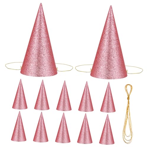 NOLITOY 12 Stück Geburtstagshüte Für Kleinkinder Partyhüte Kleine Kegelhüte Partytüten Für Mädchen Glitzernde Partyhüte Damenform Wiederverwendbar Für Weiße Zufällige Farbe NOLITOY 12 Stück Geburtstagshüte Für Kleinkinder Partyhüte Kleine Kegelhüte Partytüten Für Mädchen Glitzernde Partyhüte Damenform Wiederverwendbar Für Weiße Zufällige Farbe von NOLITOY