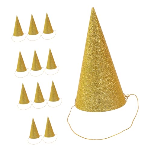 NOLITOY 12 Stück Geburtstagshüte Glänzende Fete Farbe Geburtstagskegel Goldene Partyhüte Dreieckige Dekorationen Metallische Helle Partykegelhüte Partyhüte Für Zufällige Farbe NOLITOY 12 Stück Geburtstagshüte Glänzende Fete Farbe Geburtstagskegel Goldene Partyhüte Dreieckige Dekorationen Metallische Helle Partykegelhüte Partyhüte Für Zufällige Farbe von NOLITOY