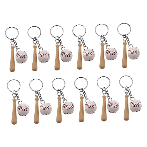 NOLITOY 12 Stück Teiliges Baseball Schlüsselanhänger Sportliche Schlüsselringe für Partys Dekorative Schlüsselanhänger für Baseball Fans für Taschen und Autos NOLITOY 12 Stück Teiliges Baseball Schlüsselanhänger Sportliche Schlüsselringe für Partys Dekorative Schlüsselanhänger für Baseball Fans für Taschen und Autos von NOLITOY