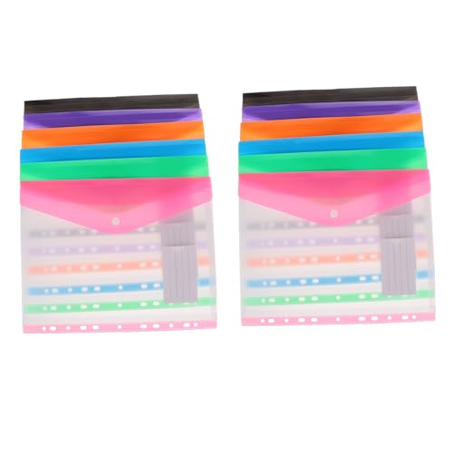 NOLITOY 12 Stück Teiliges Blinder File Organizer aus Hochwertigem Farbige Dokumententaschen Halbtransparent Verschleißfest und Vielseitig für Büro und Schule Praktische Ordner Mappe NOLITOY 12 Stück Teiliges Blinder File Organizer aus Hochwertigem Farbige Dokumententaschen Halbtransparent Verschleißfest und Vielseitig für Büro und Schule Praktische Ordner Mappe von NOLITOY