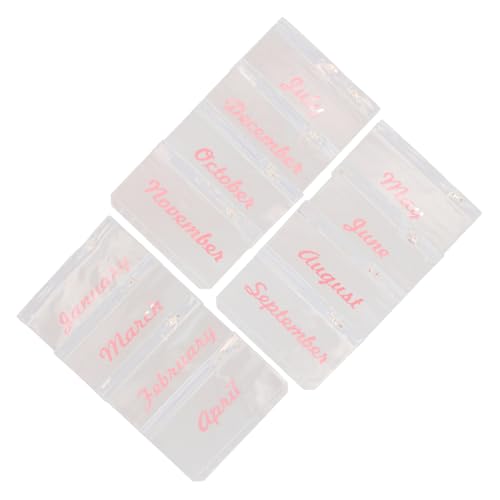NOLITOY 12 Stück Teiliges Budget Binder Umschläge aus Stabilem PVC Transparente Dokumententaschen mit Reißverschluss Leichte Organizer Hüllen für Bargeld Belege und Finanzplanung NOLITOY 12 Stück Teiliges Budget Binder Umschläge aus Stabilem PVC Transparente Dokumententaschen mit Reißverschluss Leichte Organizer Hüllen für Bargeld Belege und Finanzplanung von NOLITOY