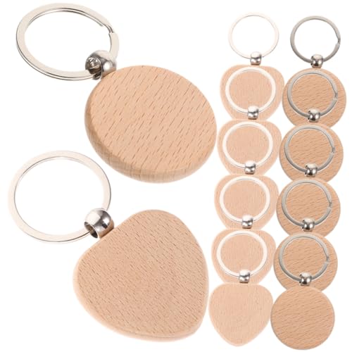 NOLITOY 12 Stück Teiliges Holz Schlüsselanhänger Blanko mit Löchern DIY Gravur Schlüsselring Rohlinge für Basteln Personalisierbare Holzanhänger als Kleine Geschenke und Namensschilder NOLITOY 12 Stück Teiliges Holz Schlüsselanhänger Blanko mit Löchern DIY Gravur Schlüsselring Rohlinge für Basteln Personalisierbare Holzanhänger als Kleine Geschenke und Namensschilder von NOLITOY