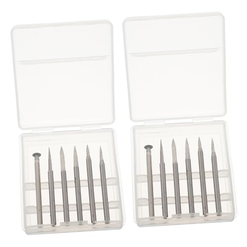 NOLITOY 12 Stück Teiliges Holzschnitz Bit mit Schaft Langlebige Metallgravur und Bohrwerkzeuge für Holzschnitzerei Vielseitig Einsetzbar für Detaillierte Gravuren und Allgemeine NOLITOY 12 Stück Teiliges Holzschnitz Bit mit Schaft Langlebige Metallgravur und Bohrwerkzeuge für Holzschnitzerei Vielseitig Einsetzbar für Detaillierte Gravuren und Allgemeine von NOLITOY