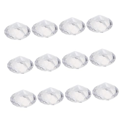 NOLITOY 12 Stück Teiliges Memo Holder aus Transparentem mit Diamant Design Vielseitiger Tischkartenhalter für Notizen Fotos und Visitenkarten bei Hochzeiten Partys und Meetings von NOLITOY
