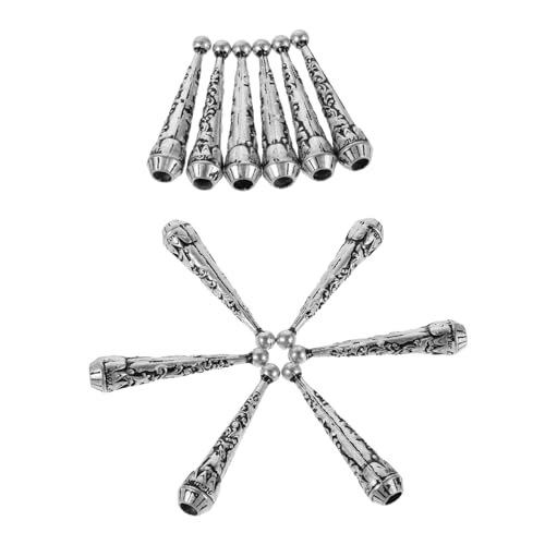 NOLITOY 12 Stück Teiliges Metal Bolo Tie Endkappen Vintage Design Diy Schmuckzubehör für Halsketten Krawatten und Bastelprojekte Vielseitige Dekorative Metall Accessoires für Elegante NOLITOY 12 Stück Teiliges Metal Bolo Tie Endkappen Vintage Design Diy Schmuckzubehör für Halsketten Krawatten und Bastelprojekte Vielseitige Dekorative Metall Accessoires für Elegante von NOLITOY