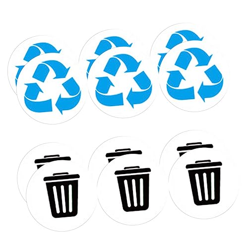 NOLITOY 12 Stück Teiliges Mülltonnen Aufkleber Selbstklebend Mülltrennung Aufkleber für Abfalleimer und Mülleimer Praktische Recycling Etiketten für Haushalt und Büro NOLITOY 12 Stück Teiliges Mülltonnen Aufkleber Selbstklebend Mülltrennung Aufkleber für Abfalleimer und Mülleimer Praktische Recycling Etiketten für Haushalt und Büro von NOLITOY