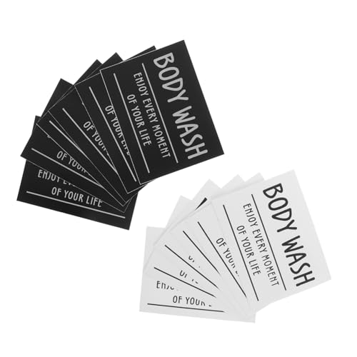 NOLITOY 12 Stück Teiliges Wasserfeste Badetiketten für Flaschen und Gläser Selbstklebende Shampoo Duschgel Seifen Aufkleber Vielseitig Einsetzbar zur Einfachen Organisation von NOLITOY 12 Stück Teiliges Wasserfeste Badetiketten für Flaschen und Gläser Selbstklebende Shampoo Duschgel Seifen Aufkleber Vielseitig Einsetzbar zur Einfachen Organisation von von NOLITOY