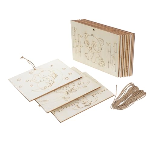 NOLITOY 12 Stück Unbehandelte Holzplatten Teiliges mit Vorgezeichnetem Motiv und Tierformen zum Bemalen Vielseitige Holzscheiben für Kunstkurse und DIY Dekorationen Natürliche NOLITOY 12 Stück Unbehandelte Holzplatten Teiliges mit Vorgezeichnetem Motiv und Tierformen zum Bemalen Vielseitige Holzscheiben für Kunstkurse und DIY Dekorationen Natürliche von NOLITOY
