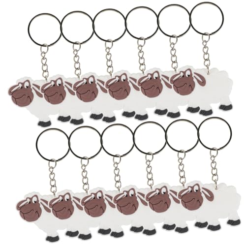 NOLITOY 12Stücke Süße Schaf Schlüsselanhänger aus Tier Charm Anhänger für Kinderpartys und Dekoration Langlebige Tierfiguren für Taschen NOLITOY 12Stücke Süße Schaf Schlüsselanhänger aus Tier Charm Anhänger für Kinderpartys und Dekoration Langlebige Tierfiguren für Taschen von NOLITOY