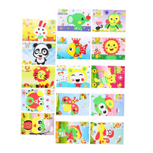 NOLITOY 15 Stück Teiliges Eva Sticker für DIY Kreative und Sichere Kunsthandwerksmaterialien Leicht Klebend ohne Rückstände Bunte Tiermotive für Kindergarten und Kinderzimmergestaltung NOLITOY 15 Stück Teiliges Eva Sticker für DIY Kreative und Sichere Kunsthandwerksmaterialien Leicht Klebend ohne Rückstände Bunte Tiermotive für Kindergarten und Kinderzimmergestaltung von NOLITOY