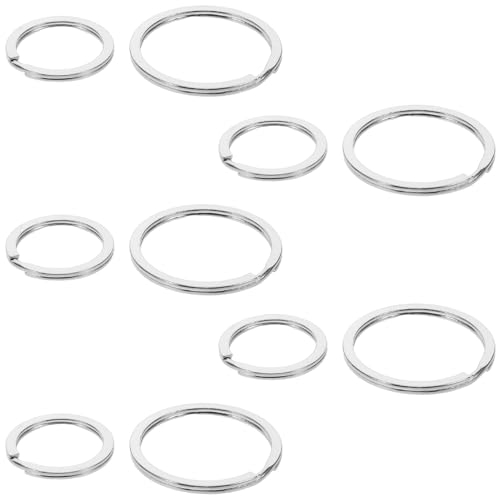 NOLITOY 15 Stück Teiliges Metall Schlüsselring Kit Doppelter Schlüsselanhänger für Autoschlüssel DIY Schmuck und Bastelbedarf Robuste Kratzfeste Oberfläche für Einfache NOLITOY 15 Stück Teiliges Metall Schlüsselring Kit Doppelter Schlüsselanhänger für Autoschlüssel DIY Schmuck und Bastelbedarf Robuste Kratzfeste Oberfläche für Einfache von NOLITOY