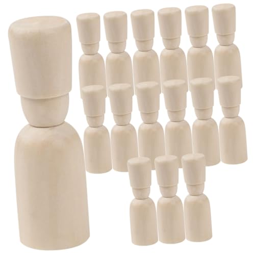 NOLITOY 15 Stück Teiliges Natürliche Holzklammerpuppen zum Bemalen Glatte Oberfläche DIY für Kreative Handmalerei und Vielseitige Dekorationen Wie Innenbereich und Feiertage NOLITOY 15 Stück Teiliges Natürliche Holzklammerpuppen zum Bemalen Glatte Oberfläche DIY für Kreative Handmalerei und Vielseitige Dekorationen Wie Innenbereich und Feiertage von NOLITOY