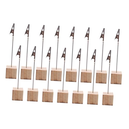 NOLITOY 15 Stück Teiliges Vintage Kartenhalter aus Holz und Stabile Tischkarten Fotoclips Vielseitig als Platzkartenhalter Memo Nachrichtenspender für Büro Hochzeit Party NOLITOY 15 Stück Teiliges Vintage Kartenhalter aus Holz und Stabile Tischkarten Fotoclips Vielseitig als Platzkartenhalter Memo Nachrichtenspender für Büro Hochzeit Party von NOLITOY