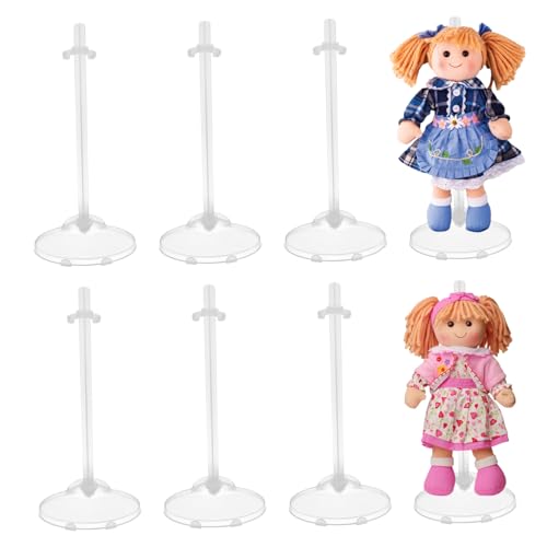 NOLITOY 15Stücke Teiliges Puppenständer aus Hochwertigem Transparent für Puppen Showcases und Puppenspiele Unterstützt Stabil die Anzeige von Figuren Kinderzimmer NOLITOY 15Stücke Teiliges Puppenständer aus Hochwertigem Transparent für Puppen Showcases und Puppenspiele Unterstützt Stabil die Anzeige von Figuren Kinderzimmer von NOLITOY