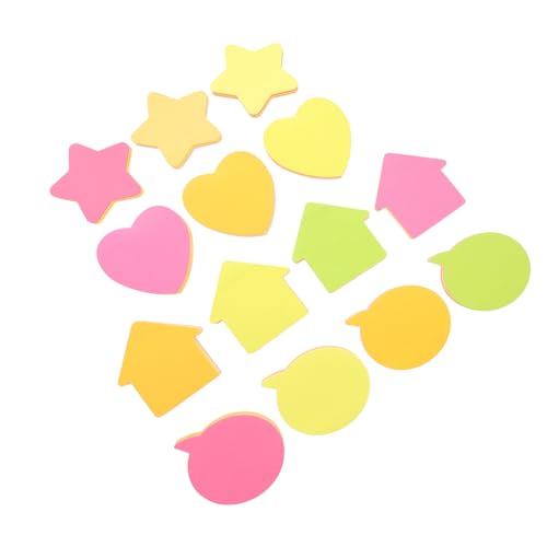NOLITOY 16 Stück Teiliges Bunte Haftnotizen in Herzform Selbstklebend Fluoreszierende Notizzettel mit Stern und Motiv Haftet Glatten Oberflächen für Büro Schule und Organisation NOLITOY 16 Stück Teiliges Bunte Haftnotizen in Herzform Selbstklebend Fluoreszierende Notizzettel mit Stern und Motiv Haftet Glatten Oberflächen für Büro Schule und Organisation von NOLITOY
