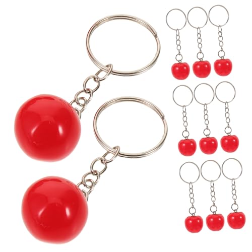 NOLITOY 16 Stück Teiliges Realistischer Resin Tomaten Schlüsselanhänger Langlebig und Tragbar Künstliche Gemüse Anhänger für Handtaschen Autoschlüssel Partygeschenke Kompakte für Unterwegs von NOLITOY