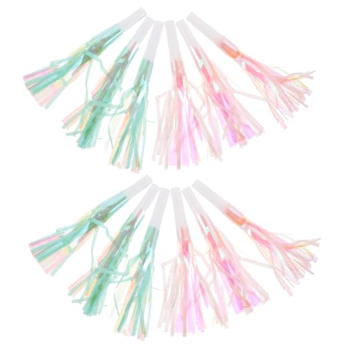 NOLITOY 18 Stück Teiliges Metallic-fransige Party Blower mit Tasseln Bunte Party Noise Maker für Kindergeburtstag Silvester Abschlussfeier Sichere Kunststoff-feierartikel für Lebendige NOLITOY 18 Stück Teiliges Metallic-fransige Party Blower mit Tasseln Bunte Party Noise Maker für Kindergeburtstag Silvester Abschlussfeier Sichere Kunststoff-feierartikel für Lebendige von NOLITOY