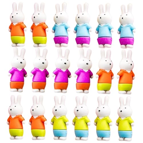 NOLITOY 18 Stück Teiliges Niedliche Kaninchen radiergummis aus Sicherem Gummi Abnehmbar für Hand auge koordination Bunte Tier radiergummis als Schul Klassenzimmerbelohnung Zufällige Farbe NOLITOY 18 Stück Teiliges Niedliche Kaninchen radiergummis aus Sicherem Gummi Abnehmbar für Hand auge koordination Bunte Tier radiergummis als Schul Klassenzimmerbelohnung Zufällige Farbe von NOLITOY