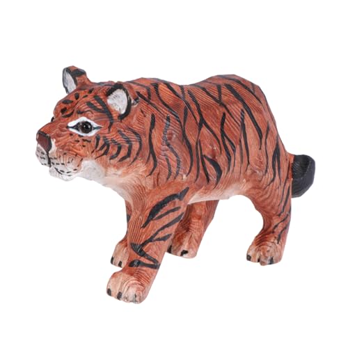 NOLITOY 1Stück Handgefertigte Tigerfigur aus Holz Kreatives Desktop für Garten Einzigartiges Tigerornament aus Robustem Schadstofffreiem Material für Kreative NOLITOY 1Stück Handgefertigte Tigerfigur aus Holz Kreatives Desktop für Garten Einzigartiges Tigerornament aus Robustem Schadstofffreiem Material für Kreative von NOLITOY