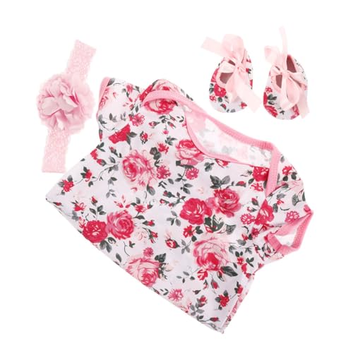NOLITOY 1satz Doll Kleidung Für Niedliche Outfits Mit Schuhen Und Haarband Für Puppen Zubehör Für Umkleiden Von -Puppen Vielfältige Designs Und Muster von NOLITOY