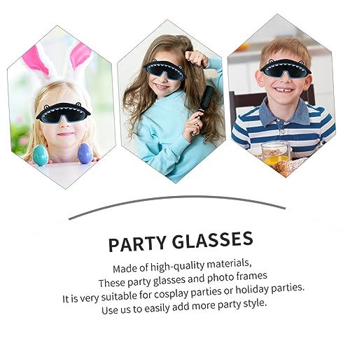 NOLITOY 1stück Junge Mädchen Shark Eyeglasses Für Lustige Foto-requisiten Für Junge Mädchen Kreative Dekoration Für Halloween Und Andere Feiern von NOLITOY