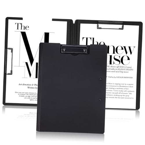 NOLITOY 2 Faltbare Klemmbrettmappe mit Zwei Clips Robuste Schreibplatte Tragbarer Dokumentenorganizer für Büro und Klassenzimmer Leicht und für Präsentationen und Dateiablage NOLITOY 2 Faltbare Klemmbrettmappe mit Zwei Clips Robuste Schreibplatte Tragbarer Dokumentenorganizer für Büro und Klassenzimmer Leicht und für Präsentationen und Dateiablage von NOLITOY