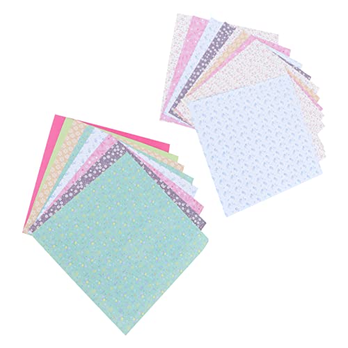 NOLITOY 2 Packungen Origami Faltpapier mit Blumenmuster Einseitig Bedrucktes Bastelpapier für Mädchen Papier zum Falten und DIY Bastelprojekte NOLITOY 2 Packungen Origami Faltpapier mit Blumenmuster Einseitig Bedrucktes Bastelpapier für Mädchen Papier zum Falten und DIY Bastelprojekte von NOLITOY