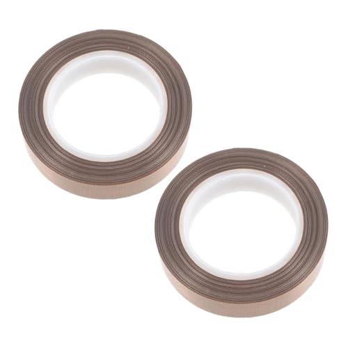 NOLITOY 2 Rollen Ptfe Klebeband Hitzebeständig Isolierband Selbstklebend für Vakuumierer Handgerät Dichtungsband Verschleißfest und Reißfest für Elektrogeräte und Verpackung NOLITOY 2 Rollen Ptfe Klebeband Hitzebeständig Isolierband Selbstklebend für Vakuumierer Handgerät Dichtungsband Verschleißfest und Reißfest für Elektrogeräte und Verpackung von NOLITOY