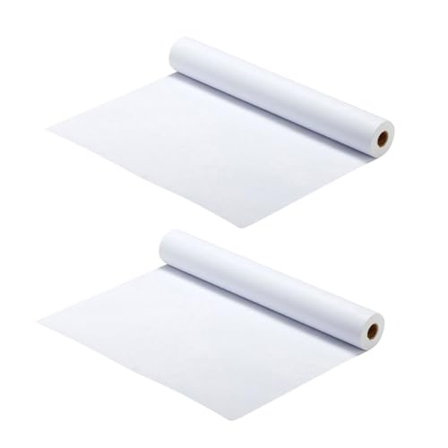 NOLITOY 2 Rollen Zeichenpapierrolle Weißes Malpapier Hochwertiges Zeichenpapier für Originelles Zeichnen Malen Skizzieren Künstlerbedarf NOLITOY 2 Rollen Zeichenpapierrolle Weißes Malpapier Hochwertiges Zeichenpapier für Originelles Zeichnen Malen Skizzieren Künstlerbedarf von NOLITOY