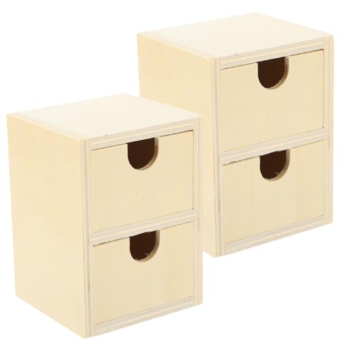 NOLITOY 2 Stck Unbemalte Holzschubladen für DIY Kleine Lagige Holzschubladen zum Malen und Basteln für Kreative Projekte und Aufbewahrung NOLITOY 2 Stck Unbemalte Holzschubladen für DIY Kleine Lagige Holzschubladen zum Malen und Basteln für Kreative Projekte und Aufbewahrung von NOLITOY