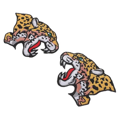 NOLITOY 2 Stück Brüllender Cheetah Aufnäher Bestickte Stoffpatches zum Aufbügeln oder Nähen DIY Kleidung Accessoires für Jacken Taschen Hüte und Schuhe Reparierend und Dekorativ NOLITOY 2 Stück Brüllender Cheetah Aufnäher Bestickte Stoffpatches zum Aufbügeln oder Nähen DIY Kleidung Accessoires für Jacken Taschen Hüte und Schuhe Reparierend und Dekorativ von NOLITOY