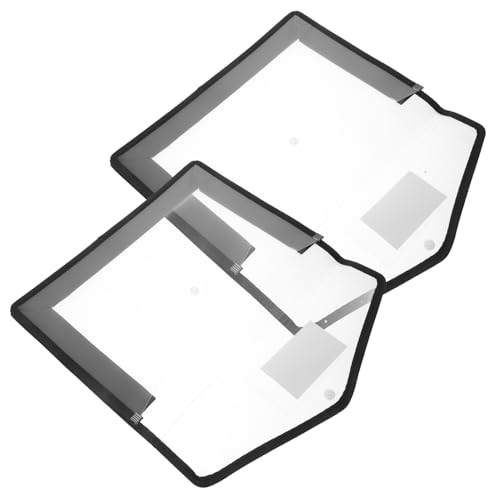 NOLITOY 2 Stück Dokumententasche PP Material Langlebig Buckled Pouch für Büro Lehrer Studenten Geschäftsnutzung Weiß Horizontal NOLITOY 2 Stück Dokumententasche PP Material Langlebig Buckled Pouch für Büro Lehrer Studenten Geschäftsnutzung Weiß Horizontal von NOLITOY